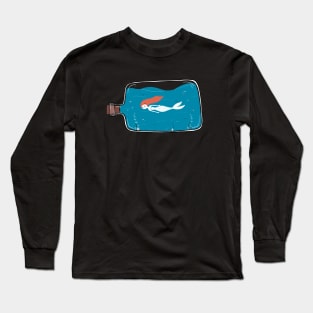 Little mermaid in a bottle Long Sleeve T-Shirt